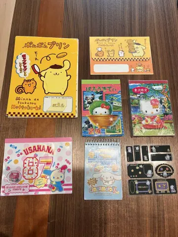 산리오 메모장, 문구 세트 묶음 판매