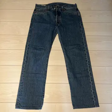 다크 블루 스트레이트 데님 4 포켓