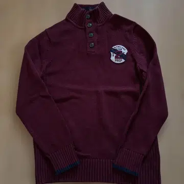 TOMMY HILFIGER 버건디 니트 L