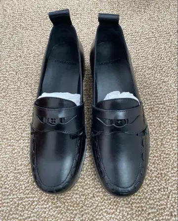 [ 새상품급 ] STEFAN COOKE 블랙 가죽 로퍼