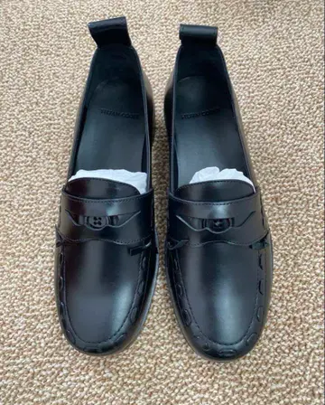 [ 새상품급 ] STEFAN COOKE 블랙 가죽 로퍼