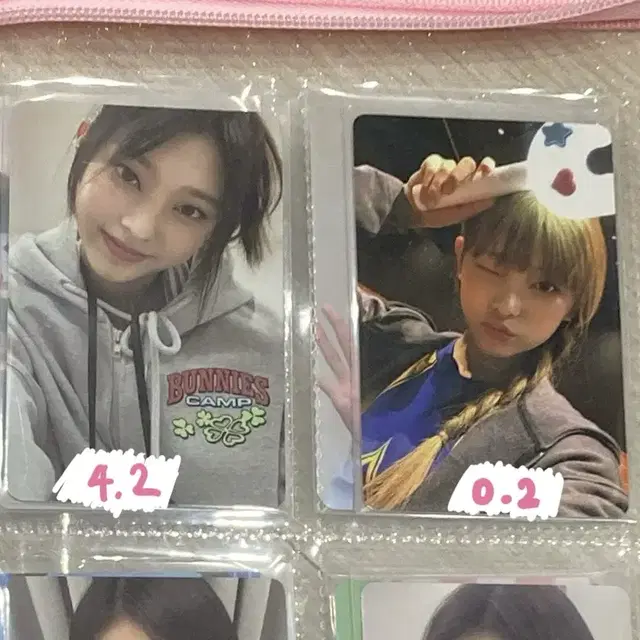 뉴진스 해린 버니즈캠프 응원봉 포카 양도