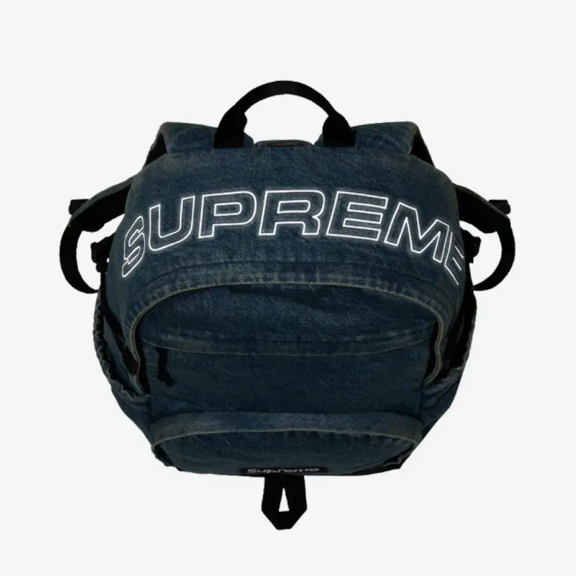 OS] Supreme Washed Indigo Denim Backpack - 25FW | Bunjang Global