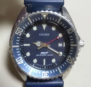 [가동품] CITIZEN OXY AIR DIVERS 남성용 손목시계 쿼츠