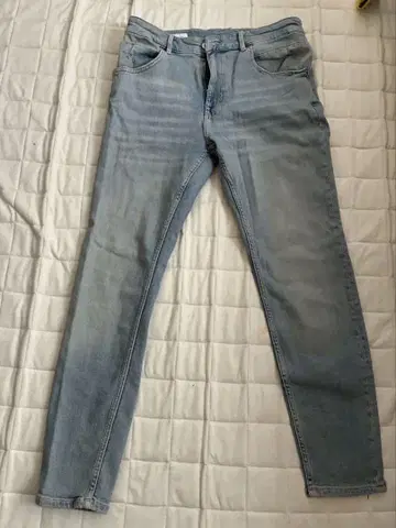 ZARA 데님 팬츠 라이트 블루 여성용 남성용 EUR42