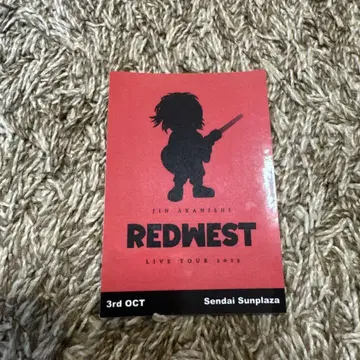 아카니시 진 REDWEST 업그레이드 스티커