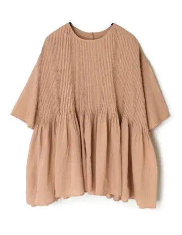 메종드소일 핀턱 블라우스 스모크 핑크