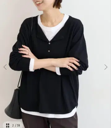 JOURNAL STANDARD relume 레이어드 헨리 풀오버