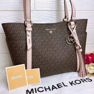극미품 MICHAEL KORS 마이클코어스 토트백 브라운 대용량