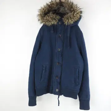 G9731*아바크롬비&피치 퍼 보아 자켓 블루종 네이비 L