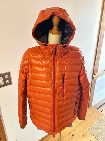 Gap 오렌지 다운 자켓 후드 부착