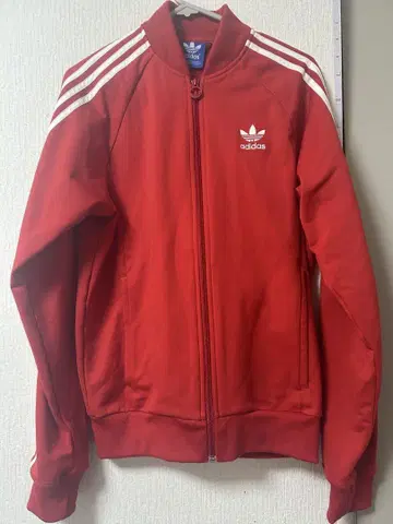 adidas 레드 집업 자켓