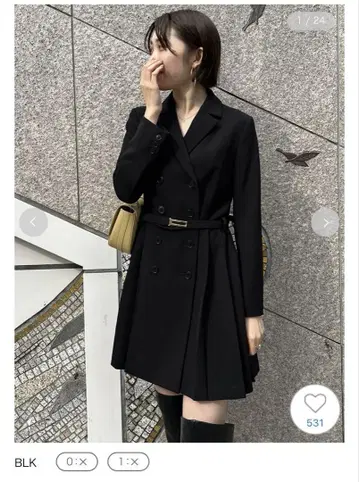 SNIDEL 자켓 미니 원피스 eimy