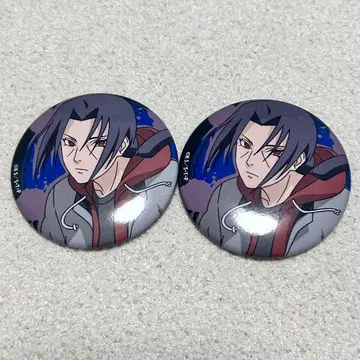 우치하 이타치 NARUTO-나루토- 돌풍전 캔뱃지 스케이터 2개 세트