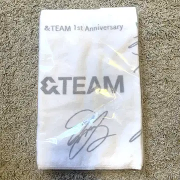 새상품 &TEAM 1st Anniversary 타월 엔데이