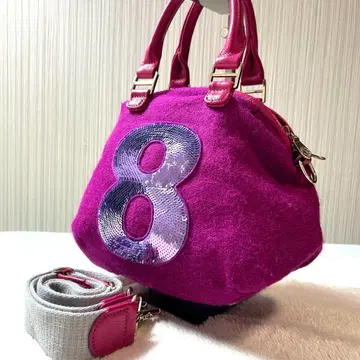 muta x HARRISTWEED 해리스 트위드 8 백 2way 퍼플