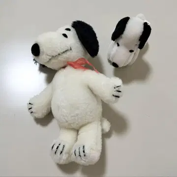스누피 봉제 인형 2개 세트 쇼와