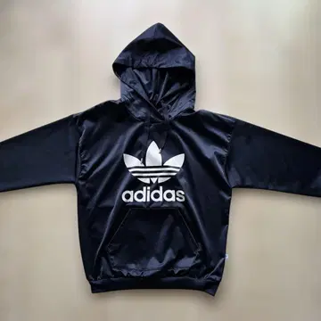 adidas 블랙 후드티 후디 M 사이즈 광택 새틴