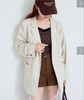[Kastane] 카스타네 백 슬릿 자켓 아이보리