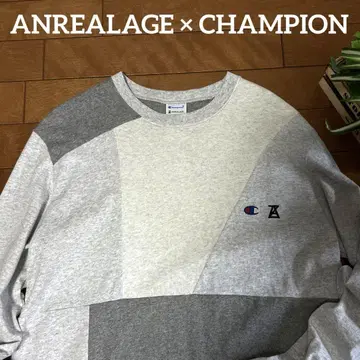[ ANREALAGE x CHAMPION ] 롱 슬리브 티셔츠