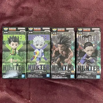 [새상품] 헌터헌터 월드 컬렉션 곤 키루아 노부나가 우보긴 4점