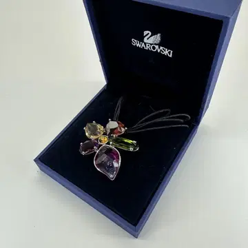 스와로브스키 플라워 멀티 컬러 목걸이