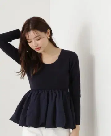 프로포션 바디 드레싱 피쉬테일 벌룬 니트 2025