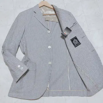 미사용 새상품 VAN JACKET 시어서커 테일러드 자켓 사이즈 M