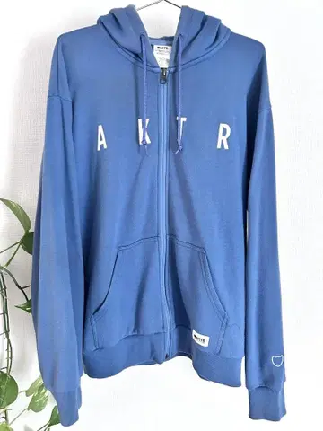 AKTR 집업 후드티 파랑