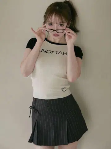 andmary Mary long knit tops ivory