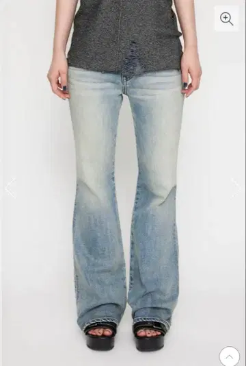 laguagem VESTA LOW WAIST 플레어 데님