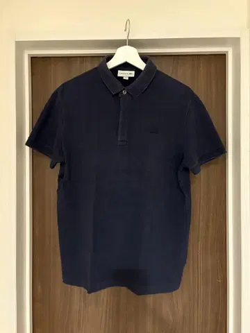 LACOSTE 네이비 피케 셔츠 US M