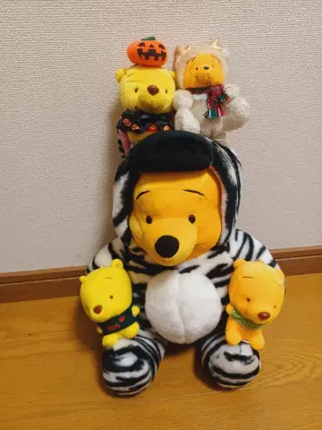 디즈니 곰돌이 푸 봉제 인형 마스코트 빈티지 레트로
