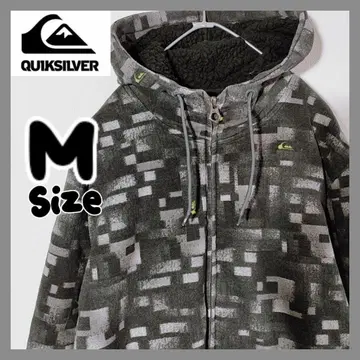퀵실버 맨투맨 보아 후드티 M 그레이 후디 남성용