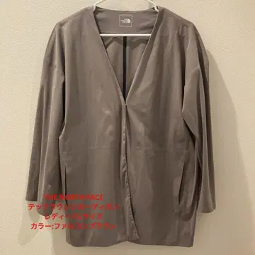 THE NORTH FACE 테크 라운지 가디건 팔콘 브라운