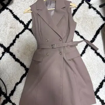 SNIDEL 슬리브리스 자켓 미니 원피스