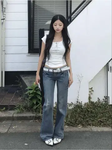 TRIFLE 로우라이즈 데님