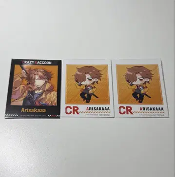 CRAZY RACCOON Arisakaaa 아리사카 카드