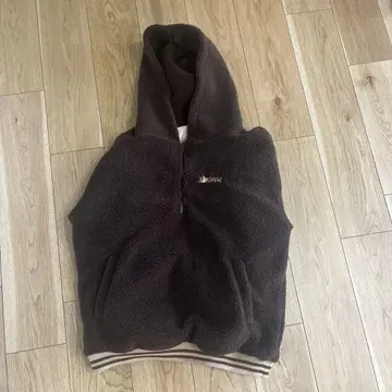 FR2 x XLARGE 보아 후디 다크 브라운 집업