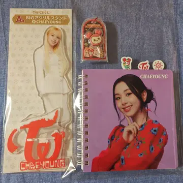 TWICE CHAEYOUNG 아크릴 스탠드 메모장 세트