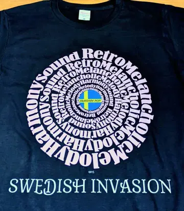 [레어] SWEDISH POP 스웨디시팝 로고T셔츠 시험 제작품!
