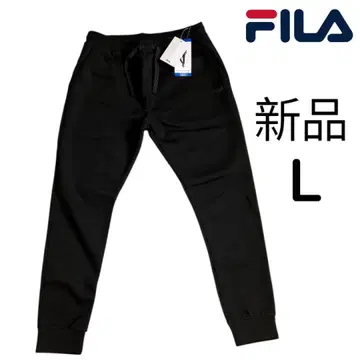 FILA 남성용 테크니컬 조거 팬츠 L 블랙 새상품
