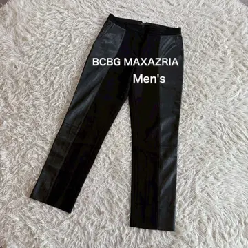 BCBG MAXAZRIA 인조 가죽 테이퍼드 남성용 S