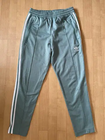 adidas 그린 스트라이프 조거 팬츠