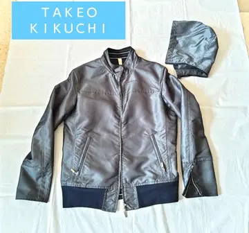 TAKEO KIKUCHI 그레이 자켓 후드 부착