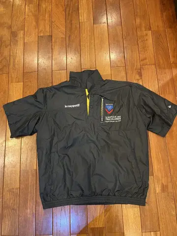 가을 겨울용 le coq sportif 반팔 자켓 3L 사이즈 블랙