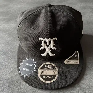 SAINT M x x x x x x 9FIFTY 야구 모자 블랙