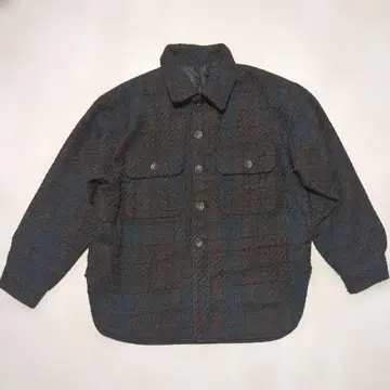 AZUL byMOUSSY 체크 무늬 캐주얼 셔츠 자켓 트위드