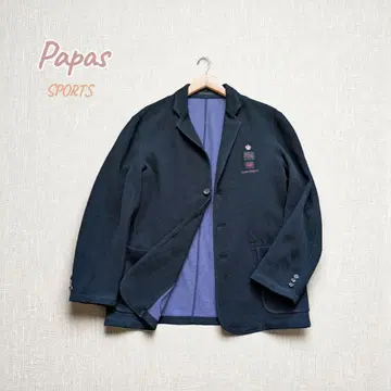 새상품급 Papas Sports 파파스 울 테일러드 자켓 48 블랙