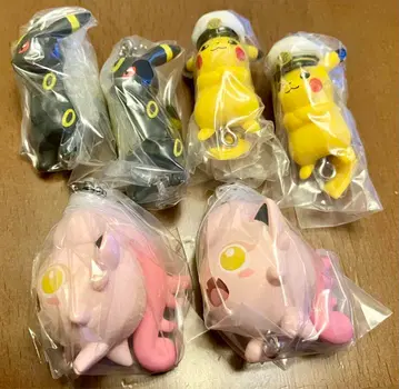 포켓몬스터 집게 연결 마스코트 6개 세트